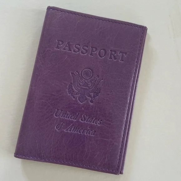 Abas leather passport holder. - Picture 1 of 5